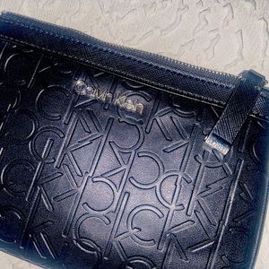 Calvin Klein Monogram Wristlet
